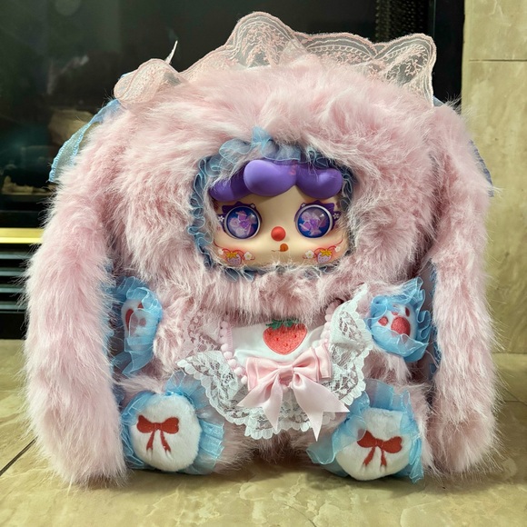 Baby Three Other - MIGO Rose Tea Party 600% Plush Series Lucky Bag Confirmed Strawberry Tea Party
